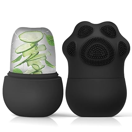 SkinSide Ice Roller for Face with Scrubber | Ice Roller for Face