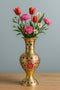 Handcrafted Brass Flower Vase 700g 10 Inch
