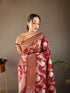 Vasthrlay Banarasi Unstitched Saree