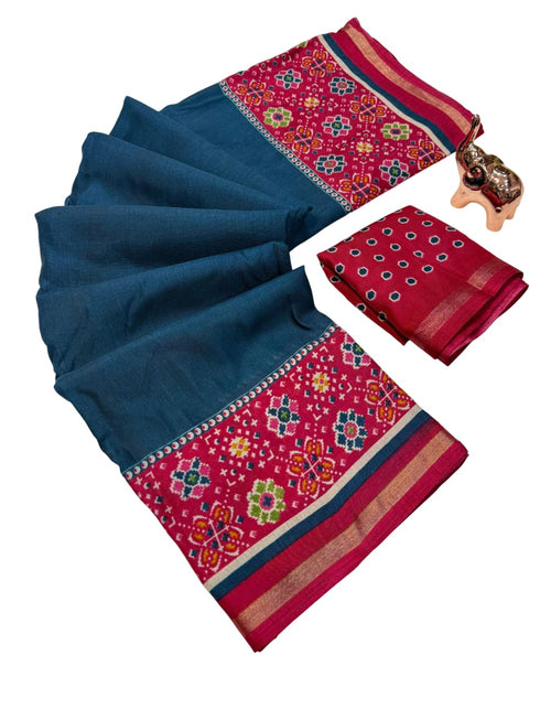 Vasthrlay Tussar Beautiful Printed