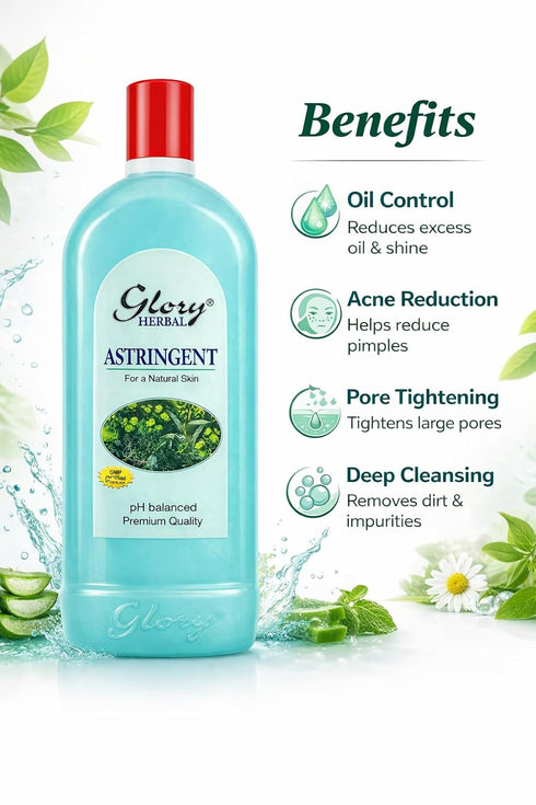 Glory Herbal Astringent for Natural Skin 500ml