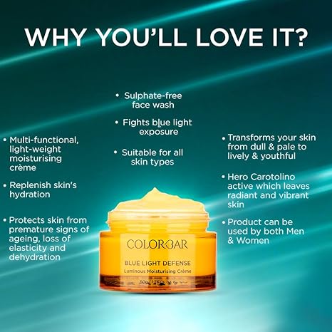 COLORBAR Blue Light Defense Luminous Moisturising cream(50g)