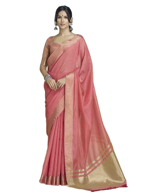 Vasthrlay Women's Cotton Unstitched Skin Friendly Saree