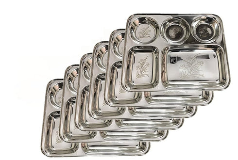 Stainless Steel Laser Partition Plate (Set of 6)