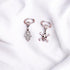 M Men Style Men Fatima Hamsa Hand Palm with Gothic Skeleton Head