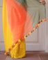 Vasthrlay Multicolour Gradient Traditional Greenorange