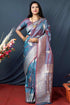 Vasthrlay Organza Designer Unstitched Saree