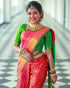 Vasthrlay Green Banarasi Saree