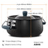 Hawkins Aluminium Futura 8 Litre Bigboy Polished Biryani Handi