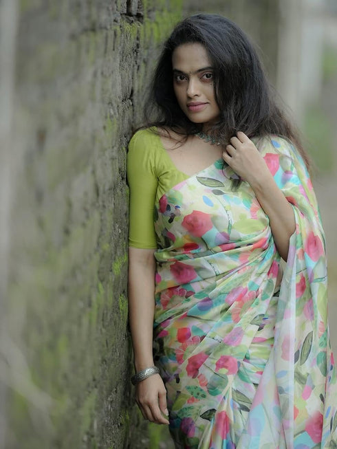 Vasthrlay Mehndi Printed Lightweight Elegant