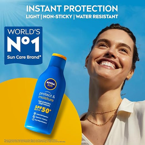 NIVEA SUN Protect and Moisture SPF 50 Advanced Sunscreen