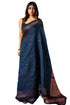 Vasthrlay Kanjivaram Cotton Lavender Ethnic Wear