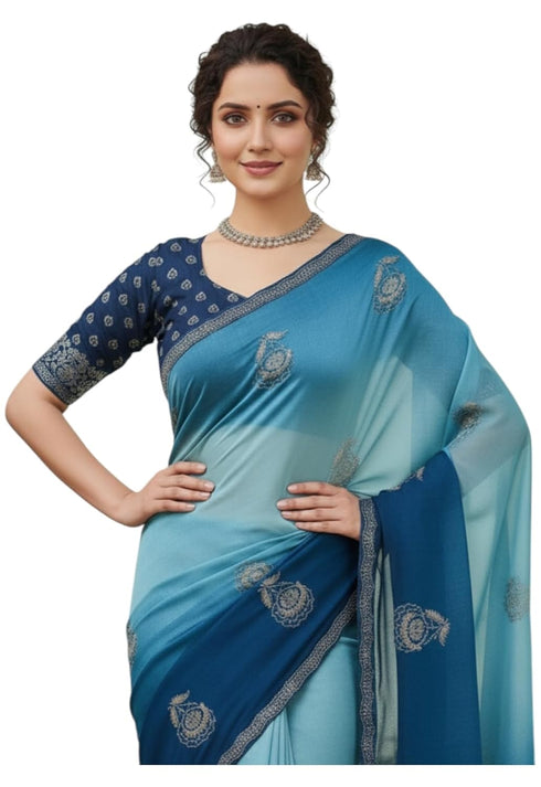 Vasthrlay Chiffon Traditional Ethinic Az Ys Vanshika Ethnic Wear