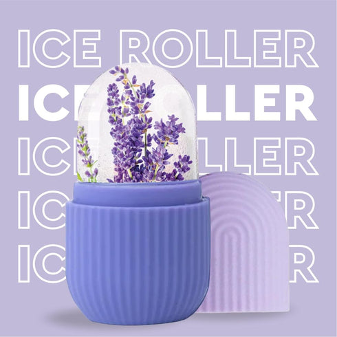 Busaji Enterprise Ice Roller for Face & Eyes | Silicone Ice Facial Massager for Skin Care
