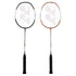 Yonex ZR 100 Light Aluminium Badminton Racquet with Full Cover (Black & Black - Made in India) Set of 2