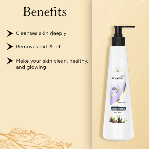 Corlin FairGlow Daily Cleansing Milk with Vitamin E