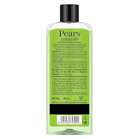 Pears Naturale Detoxifying Aloe Vera Body Wash