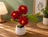 Handmade Crochet Rose Flower with Pot