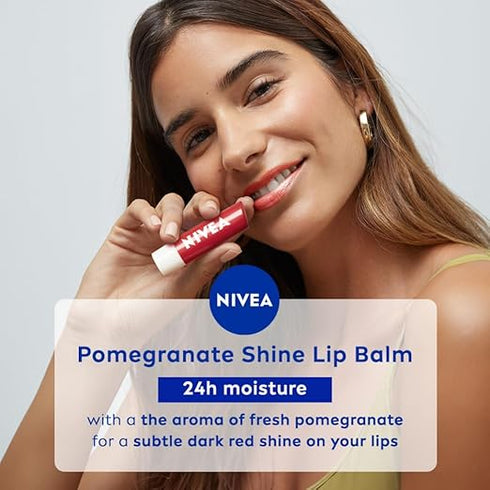 Nivea Fruity Shine Pomegranate Lip Balm