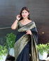 Vasthrlay Kanjivaram Kanchipuram Banarasi Yatri Saree With Blouse Piece