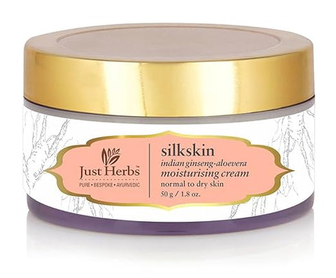 Just Herbs Organic Ginseng, Aloe Vera Ultra Moisturising Night Cream