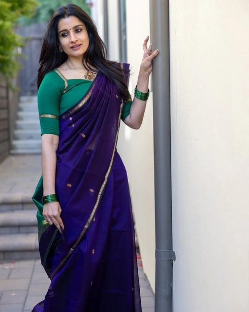 Vasthrlay Banarasi Unstitched Saree