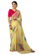 Vasthrlay Georgette Printed Unstitched Maroon Saree