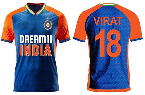 Sports India World Cup Cricket Team T Shirt Jersey
