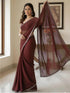 Vasthrlay Georgette Unstitched Ethnic Wear