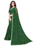 Vasthrlay Bandhani Printed Chiffon Red Saree