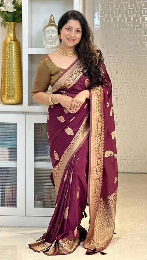 Vasthrlay Kanjivaram Designer Saree