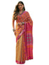 Vasthrlay Weaving Printed Beige Saree