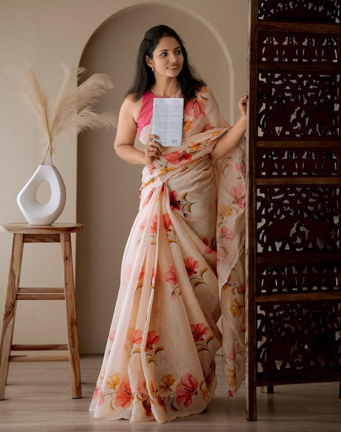 Vasthrlay Elegant Floral Lightweight Printed