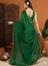 Vasthrlay Orange Decorative Unstitched Saree