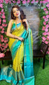 Vasthrlay Traditional Kanjivaram Blouse Turquoise