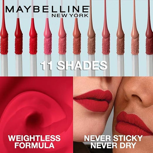 Maybelline Sensational Liquid Matte Lipstick / Best Babe