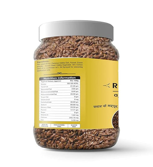 Agri Club Roasted Ajwain Jeera Flax Seed 250Gm