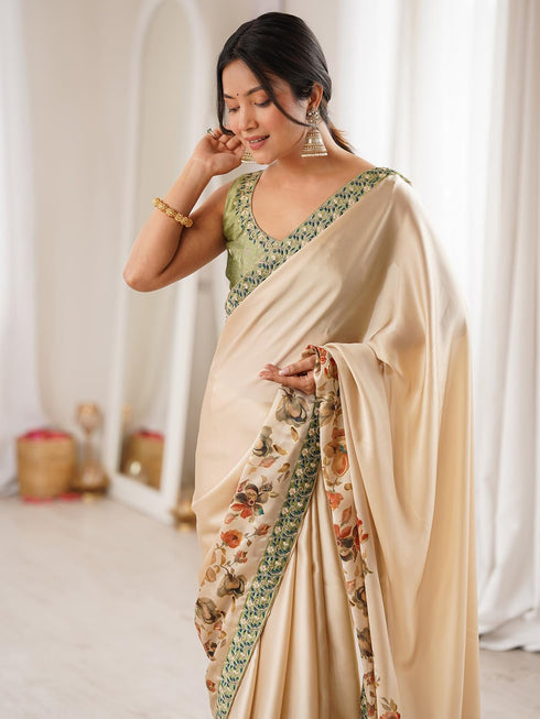 Vasthrlay Lavender Embroidered Unstitched Fl Ethnic Wear