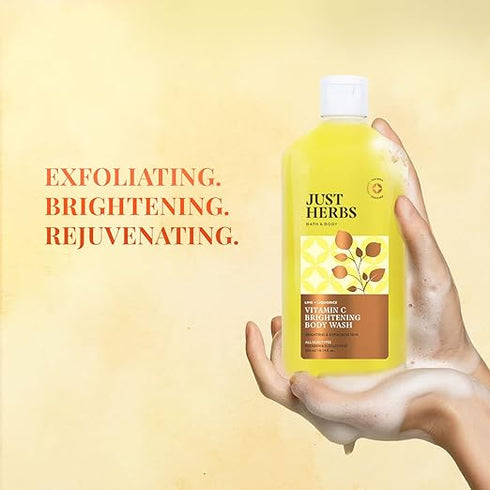 Just Herbs Lime and Liquorice Vitamin C Brightening Body Wash