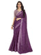 Vasthrlay Womens Printed Unstitched White Saree