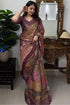 Vasthrlay Cotton Unstitched Lavender Ethnic Wear