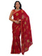 Vasthrlay Chiffon Printed Dark Saree
