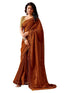 Vasthrlay Embroidery Peach Saree
