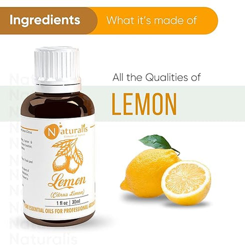 Naturalis Essence of Nature Cold Pressed Lemon Essential Oil