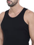 Dixcy Scott Cotton Rib Fabric Multi-Colors Scoop Neck Sleeveless Men's Vests - Pack of 5 (#Victor-Derby-80 CM) (Color May Vary)