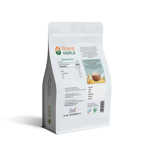Bharat Vedica Organic Khapli Wheat Flour Organic Khapli Gehu ka Atta