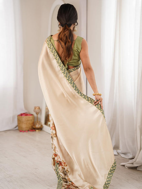 Vasthrlay Lavender Embroidered Unstitched Fl Ethnic Wear