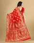 Vasthrlay Banarasi Traditional Unstitched Saree