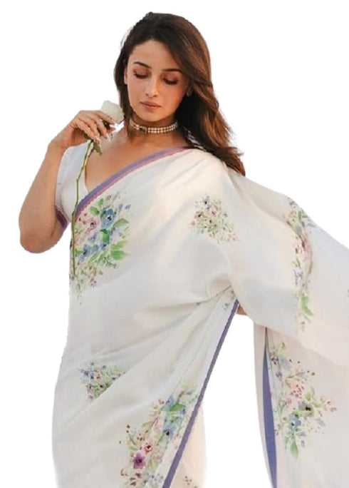 Vasthrlay Floral Readymade Unstitched Ethnic Wear
