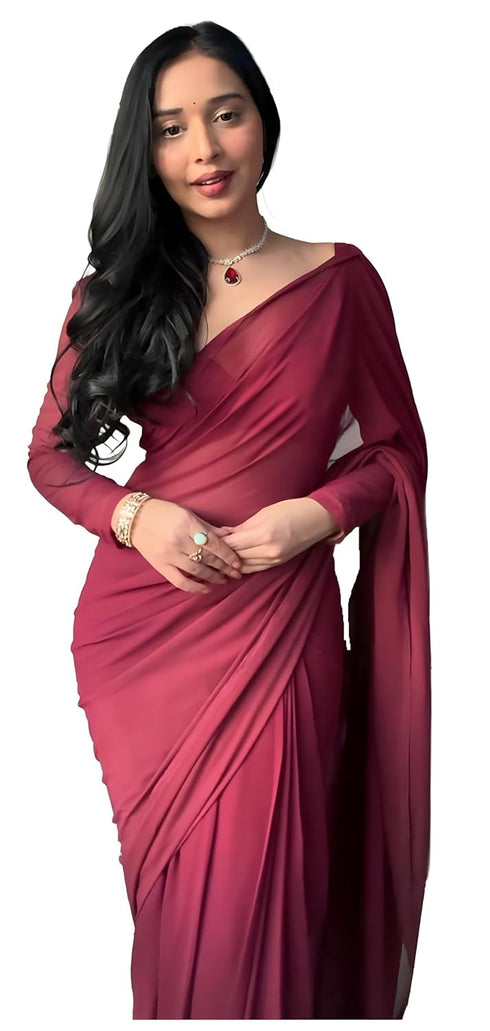 Vasthrlay Georgette Minute Unstitched Ethnic Wear